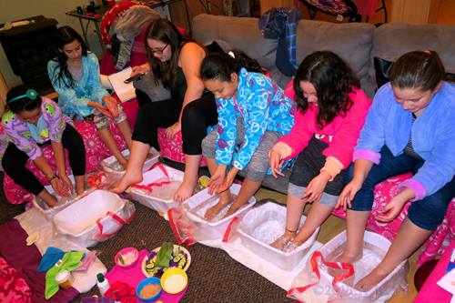 Mixing The Salt With Their Feet, Leaves Them Feeling Cleansed! Mixing The Salt With Their Feet, Leaves Them Feeling Cleansed!