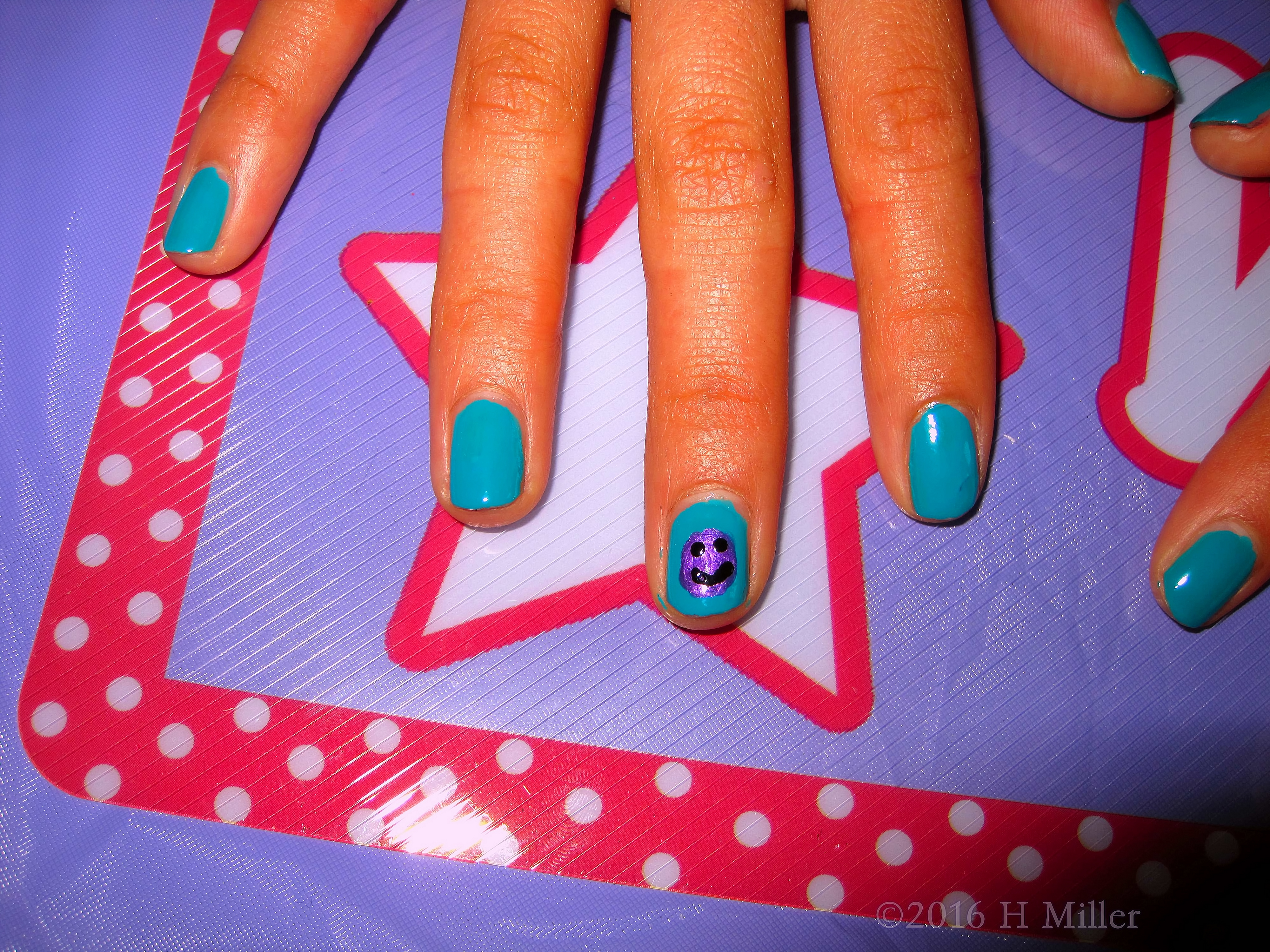 Cute Blue And Purple Girls Home Spa Mani Cute Blue And Purple Girls Home Spa Mani