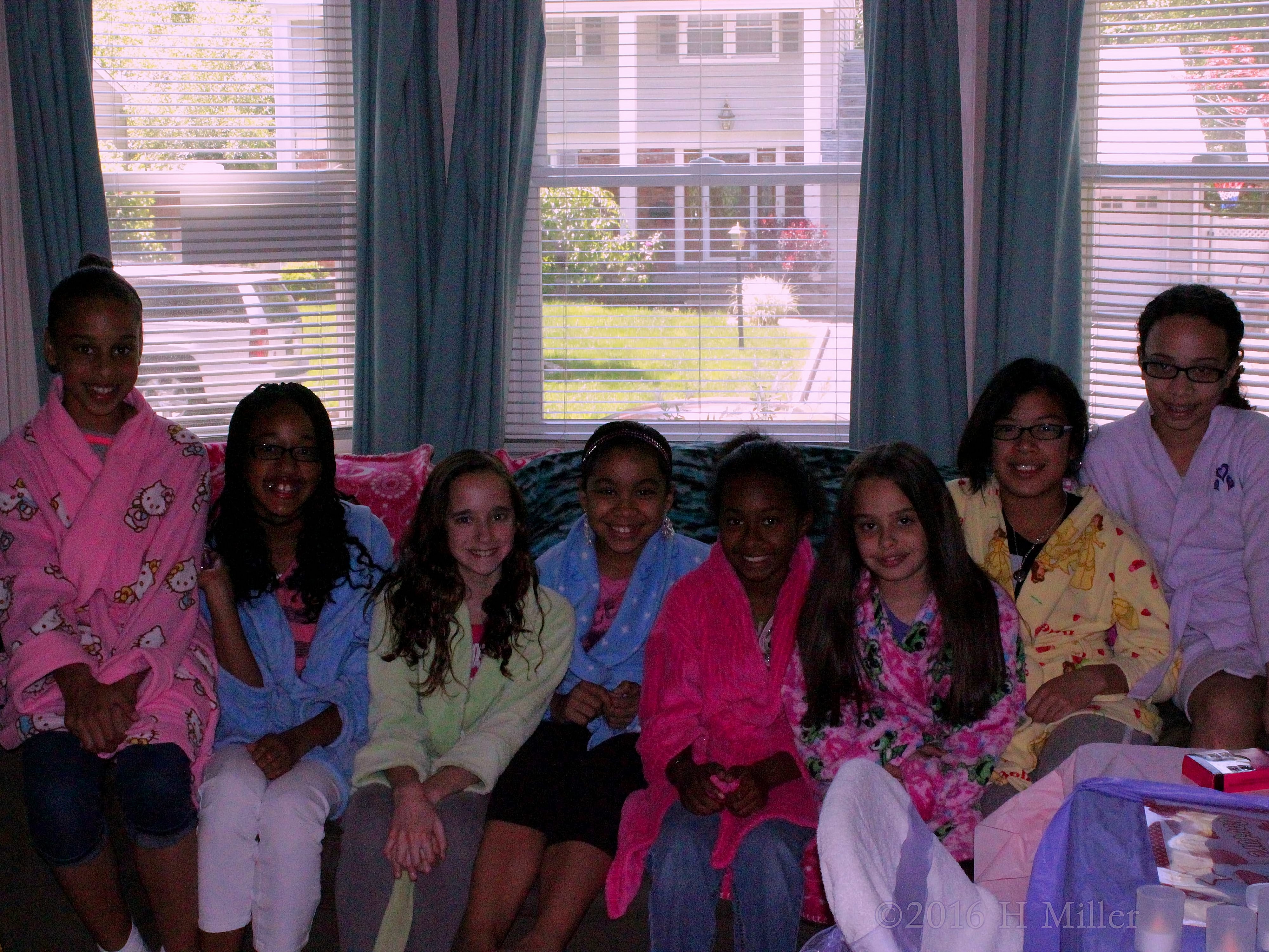 Group Photo Before The Kids Spa Party Group Photo Before The Kids Spa Party