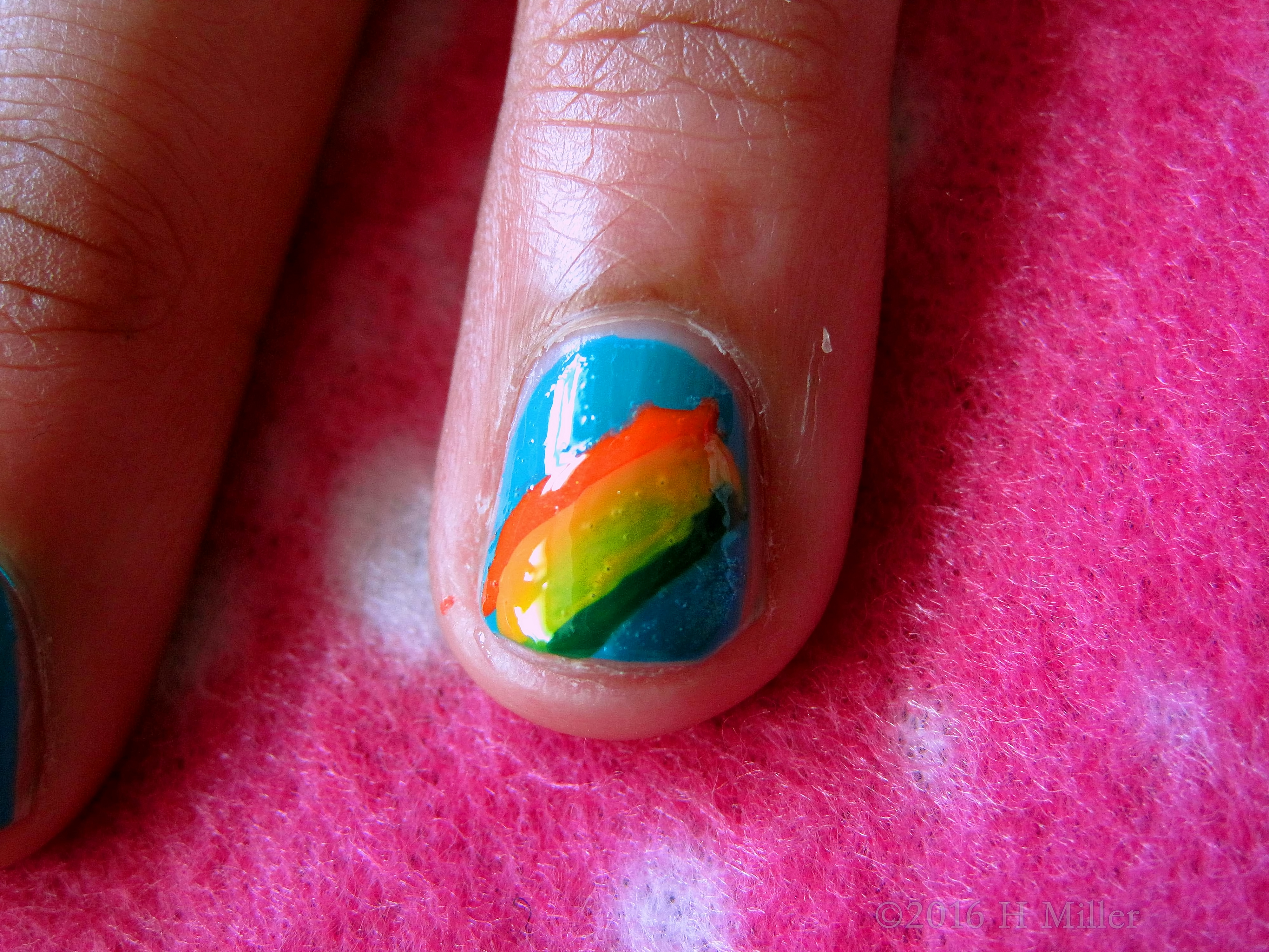 Rainbow Cute Kids Spa Party Girls Manicure Rainbow Cute Kids Spa Party Girls Manicure