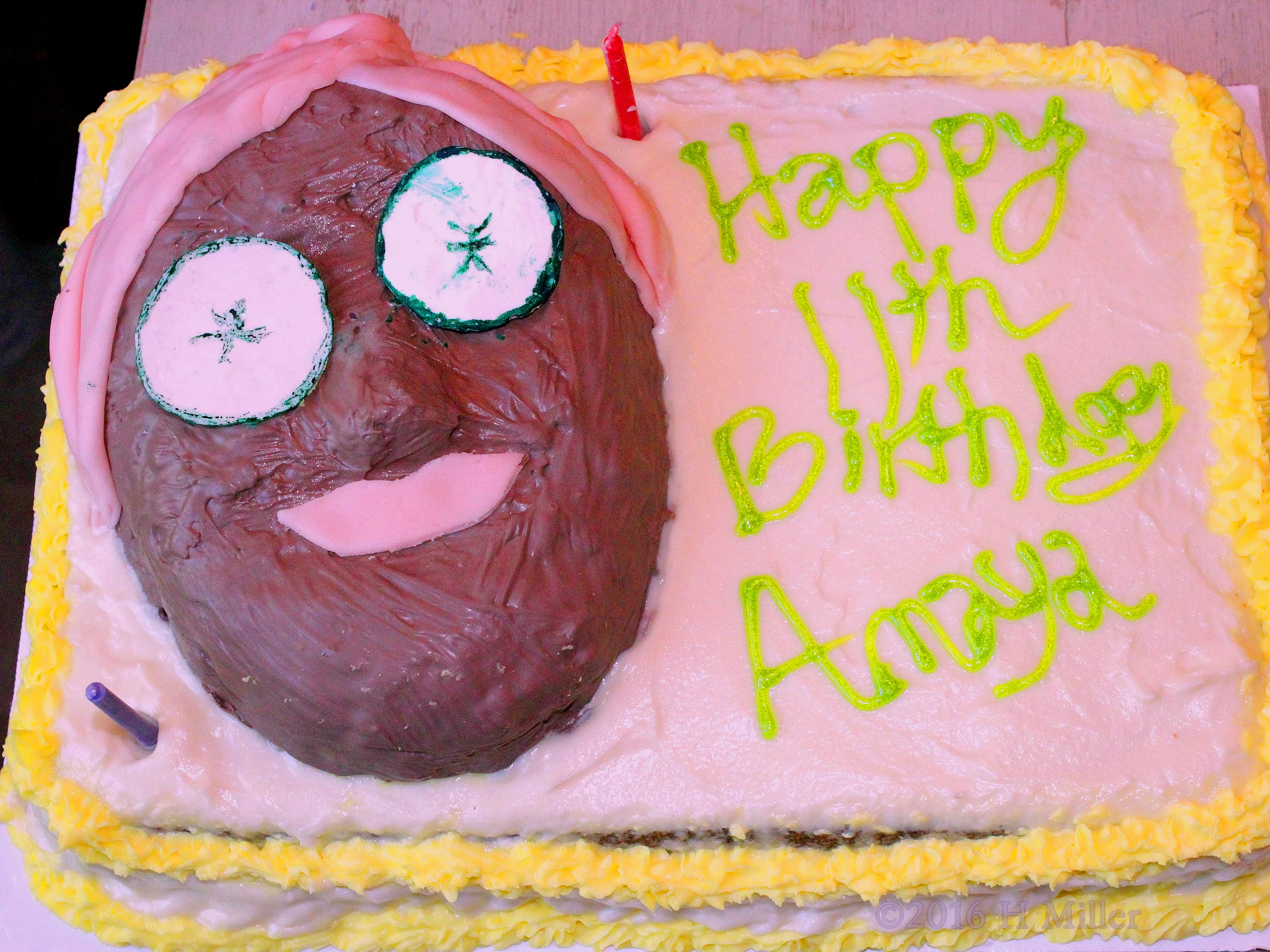 Cute Kids Spa Party Birthday Cake 