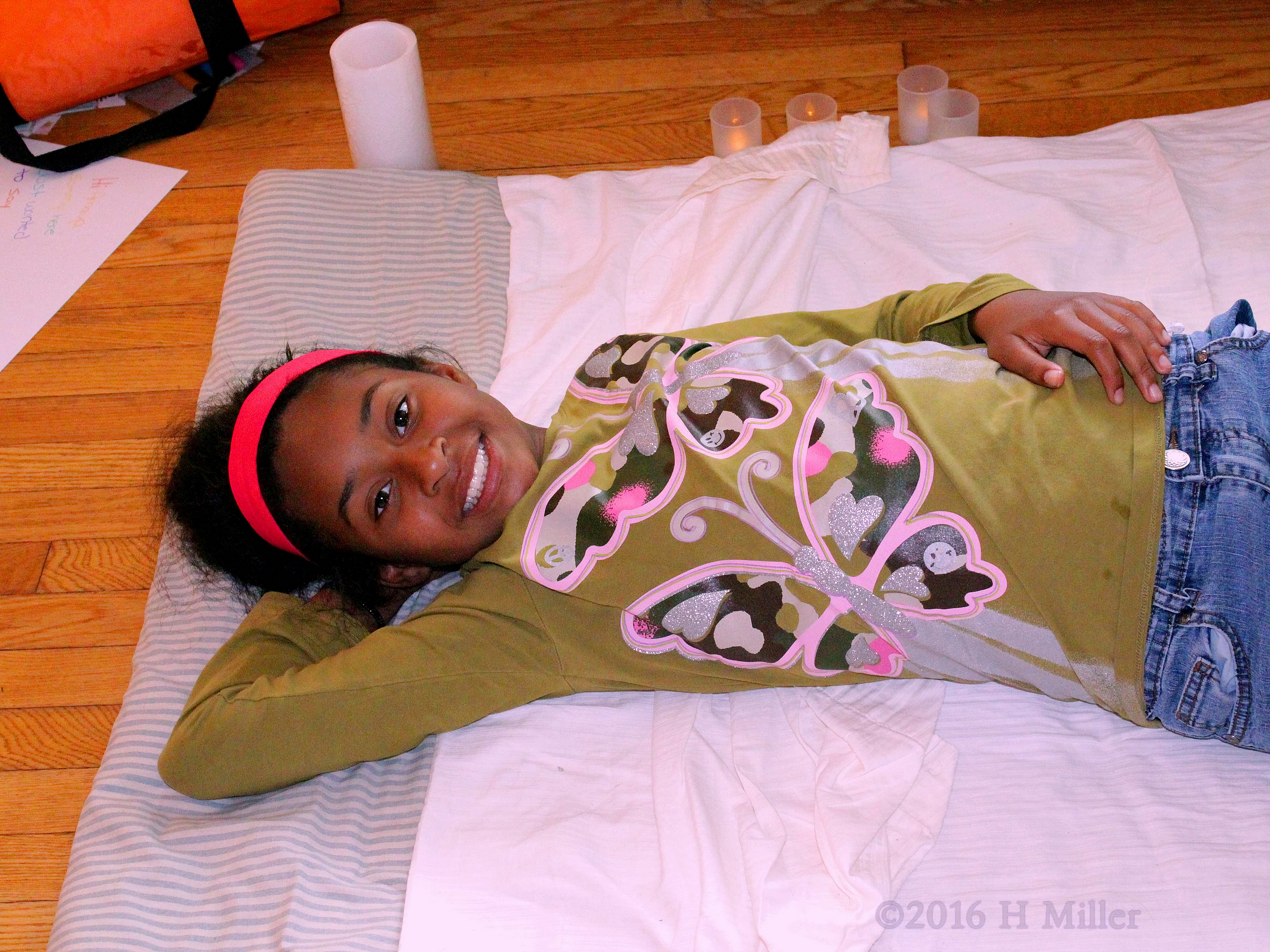 Smiling In The Kids Facial And Kids Massage Area Smiling In The Kids Facial And Kids Massage Area