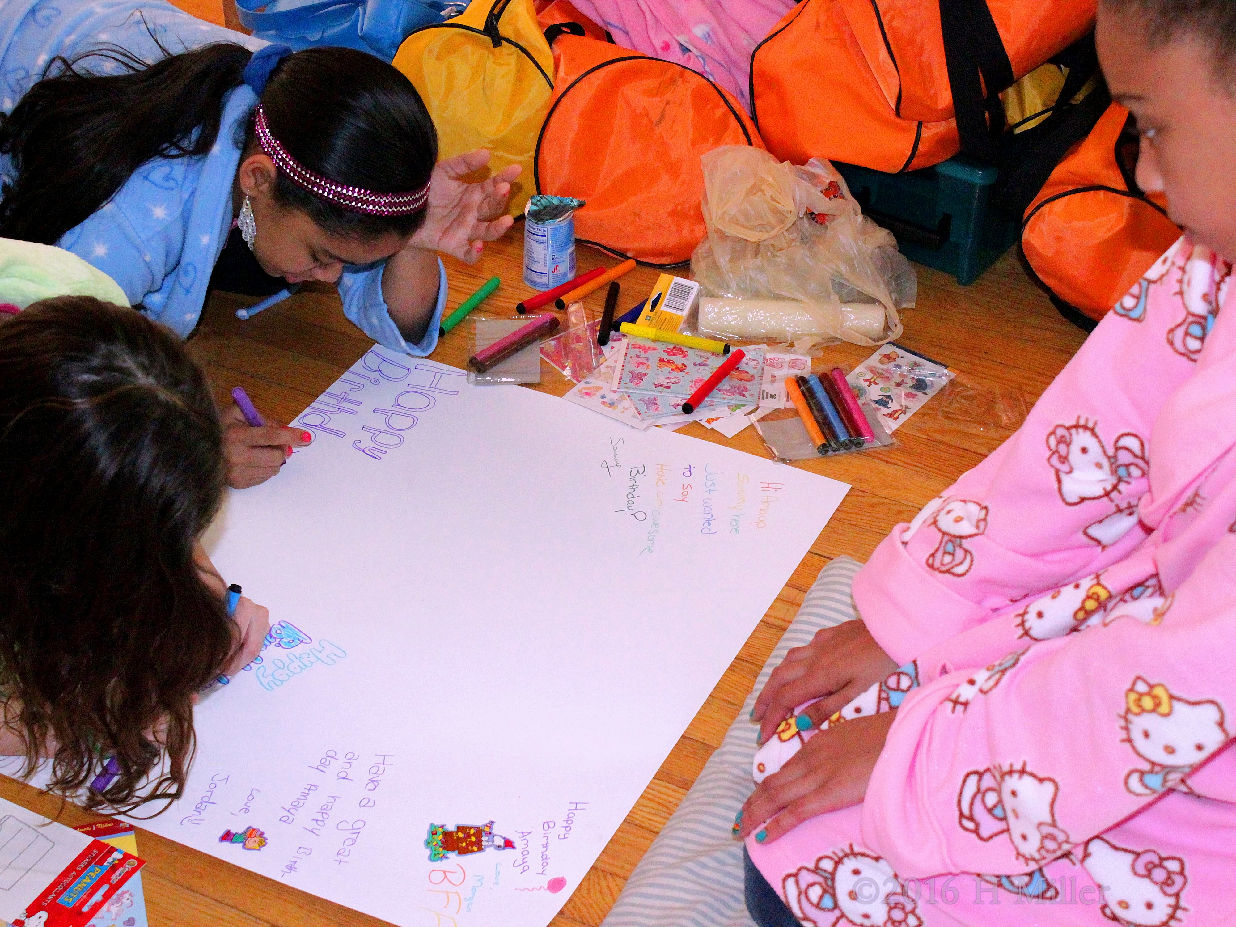 Working On The Girls Spa Birthday Card Working On The Girls Spa Birthday Card