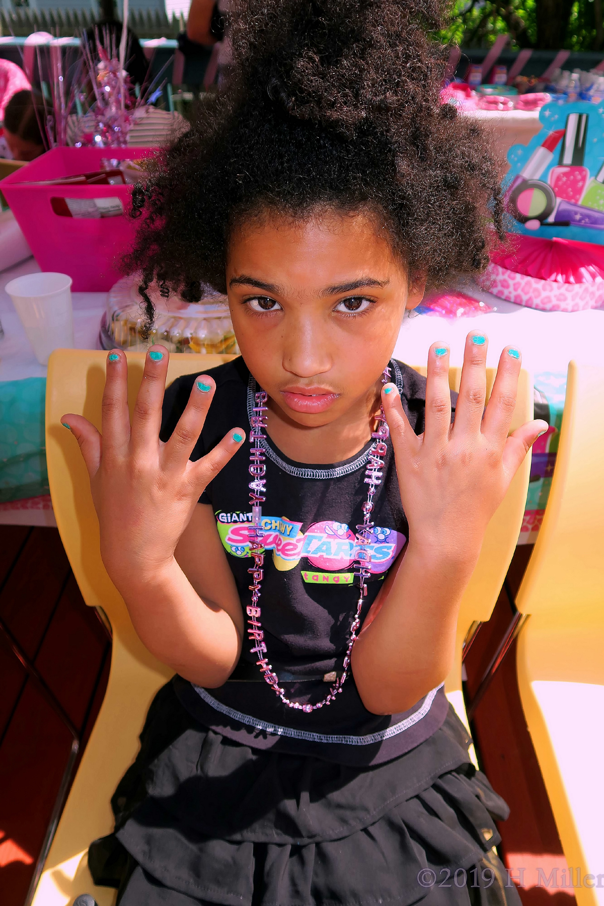 Another Shot Of A Pretty Kids Manicure 