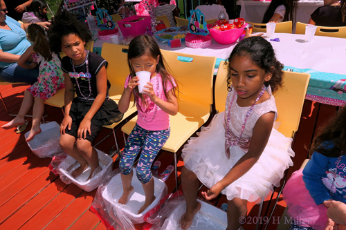 Amiya Enjoying Her Mini Pedi With Her Friends Amiya Enjoying Her Mini Pedi With Her Friends