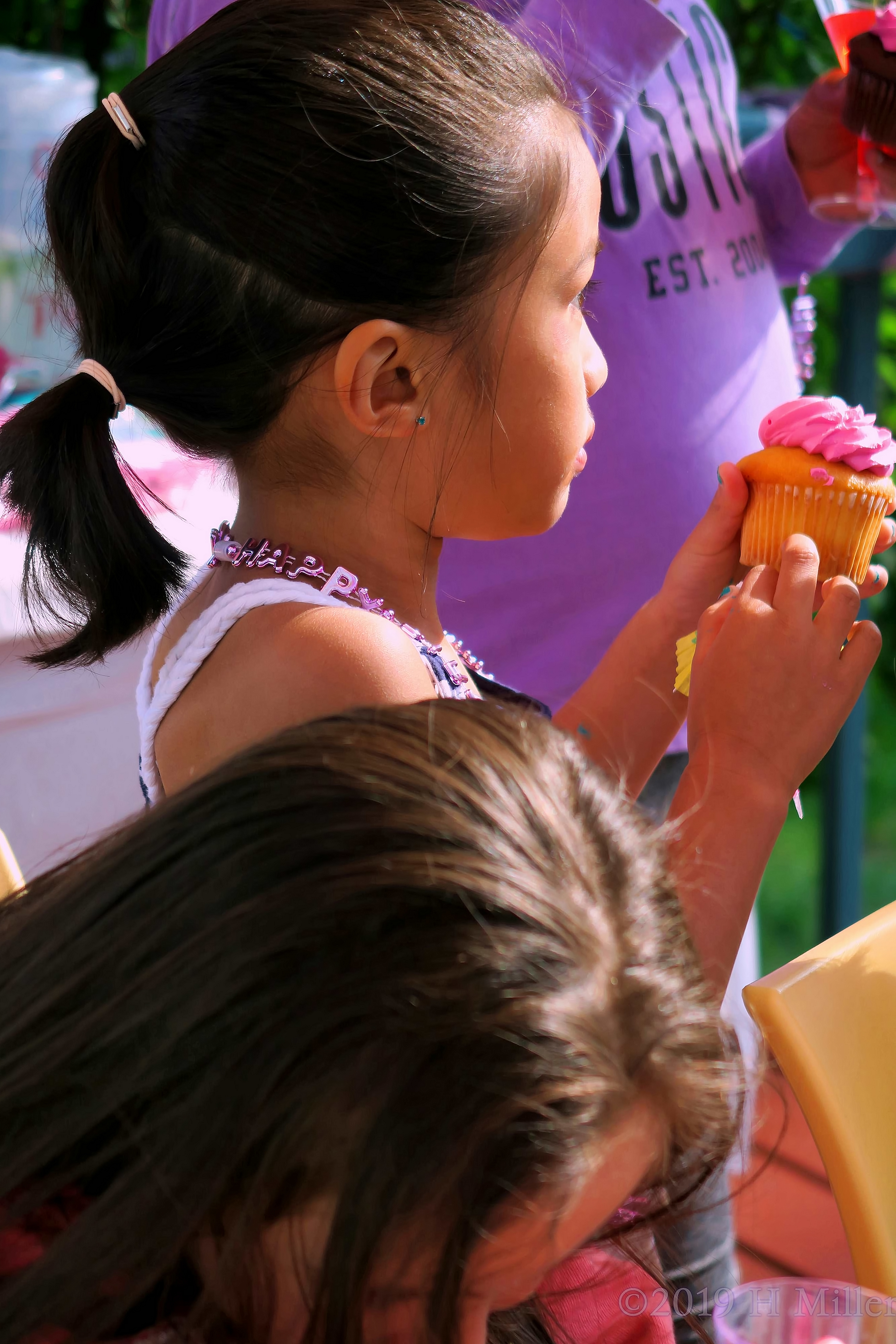 This Guest Chose Vanilla Cupcake With Pink Delicious Frosting This Guest Chose Vanilla Cupcake With Pink Delicious Frosting