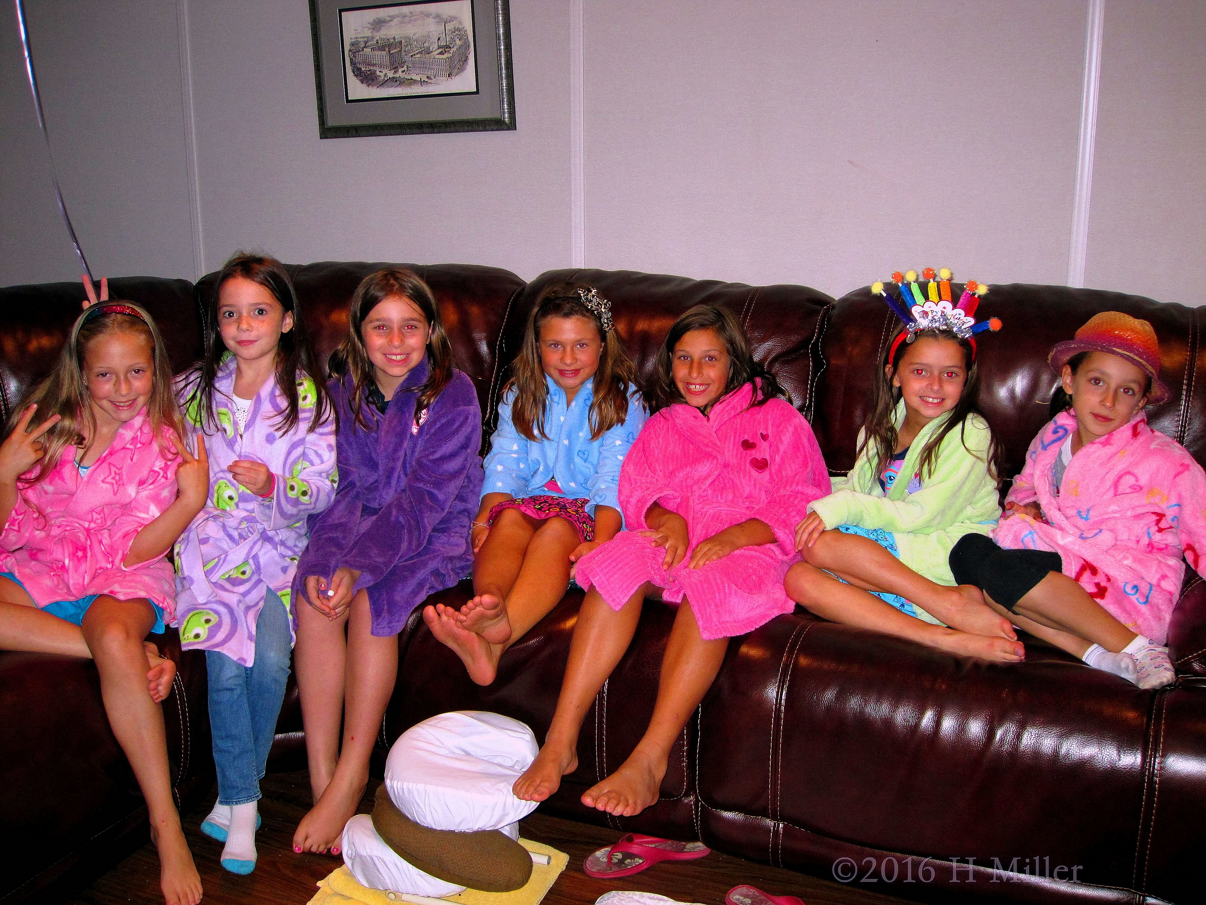 Group Photo In Spa Robes Group Photo In Spa Robes