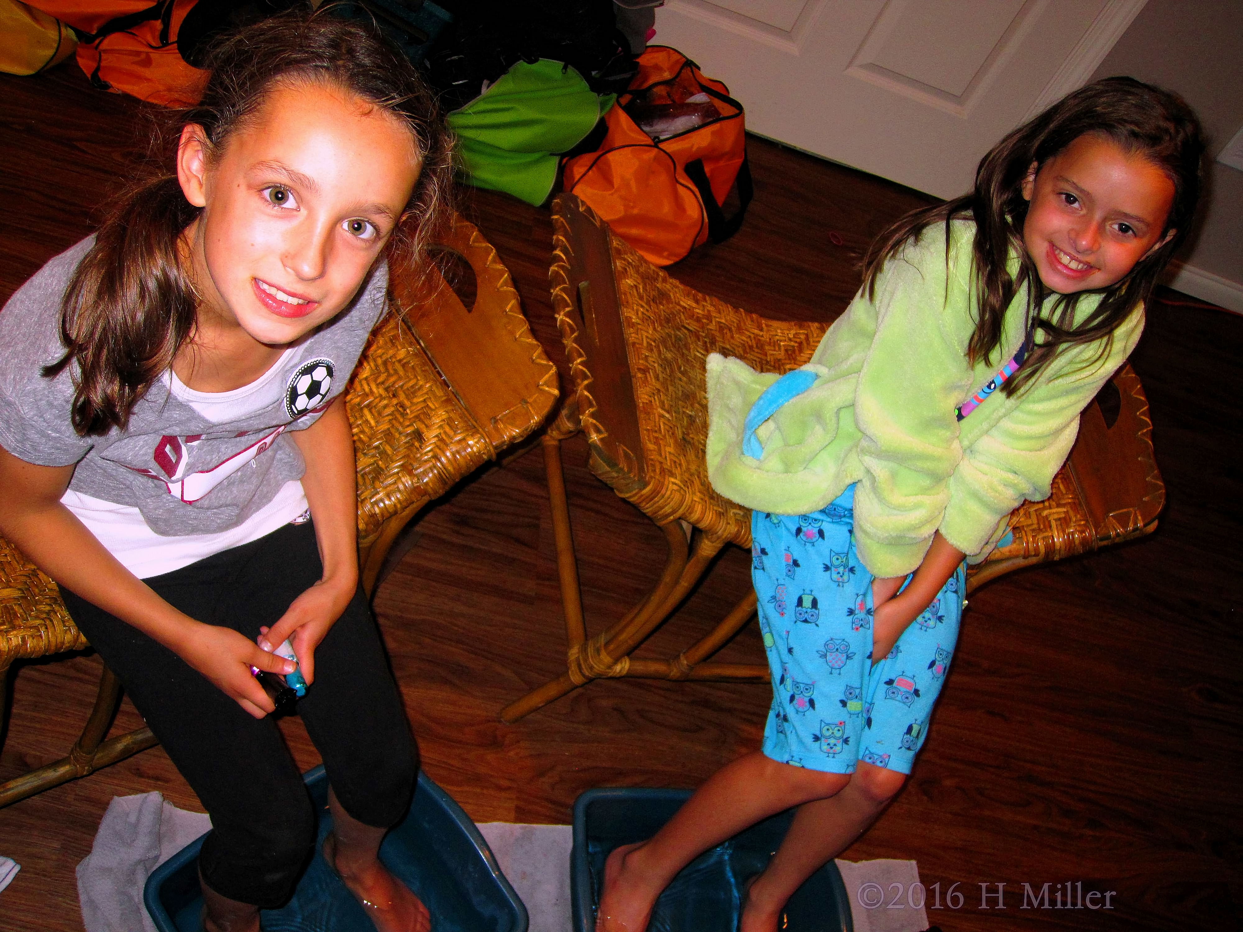 Smiling Wide During Kids Pedicures Together! Smiling Wide During Kids Pedicures Together!
