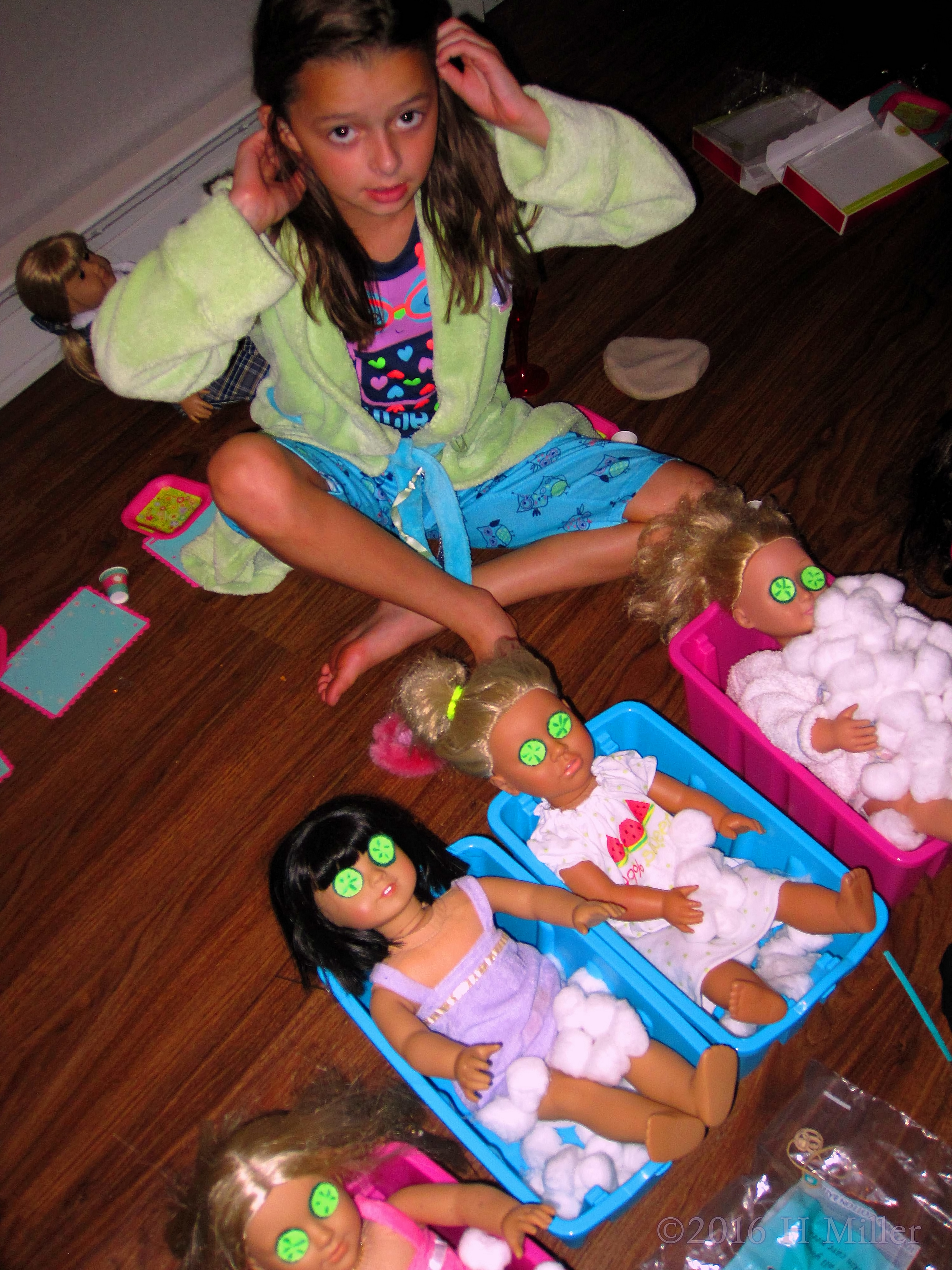 The Dolls Get Facials Too! The Dolls Get Facials Too!