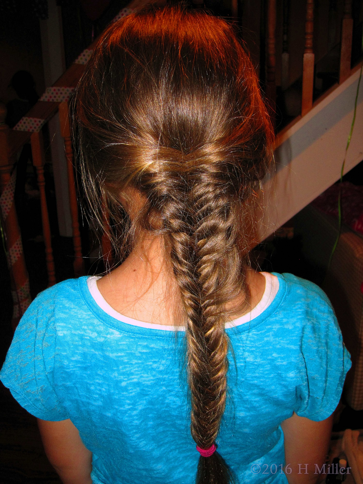 Home Kids Spa Fishtail Braid Hairstyle