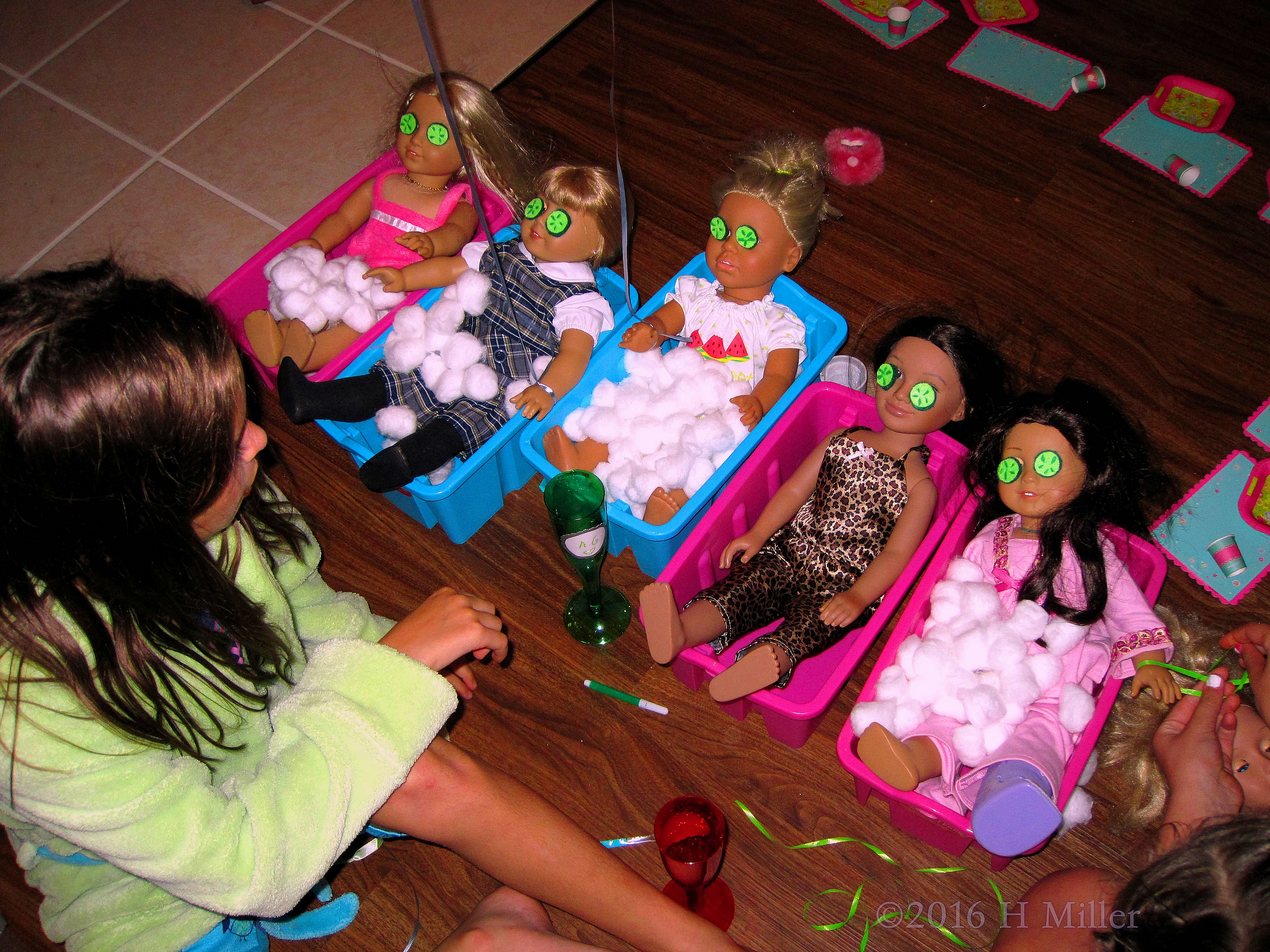 Checking On The Dolls In Their Spa Checking On The Dolls In Their Spa