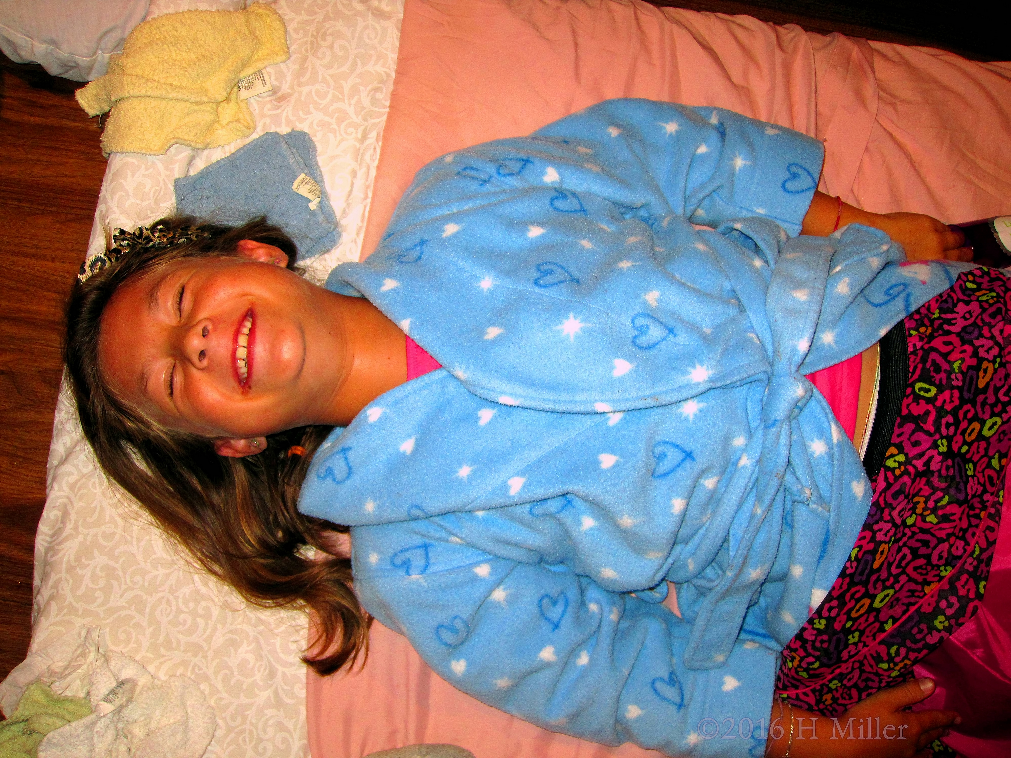 She's Super Excited For Facials! She's Super Excited For Facials!