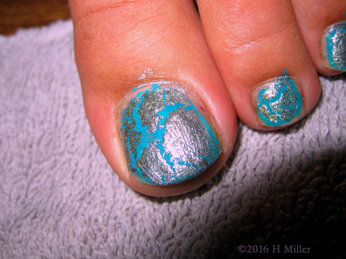 Cute Blue And Silver Home Kids Spa Pedicure Cute Blue And Silver Home Kids Spa Pedicure