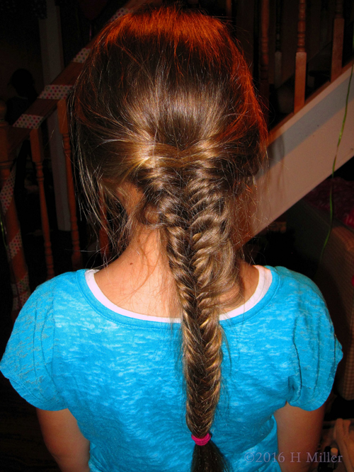 Home Kids Spa Fishtail Braid Hairstyl