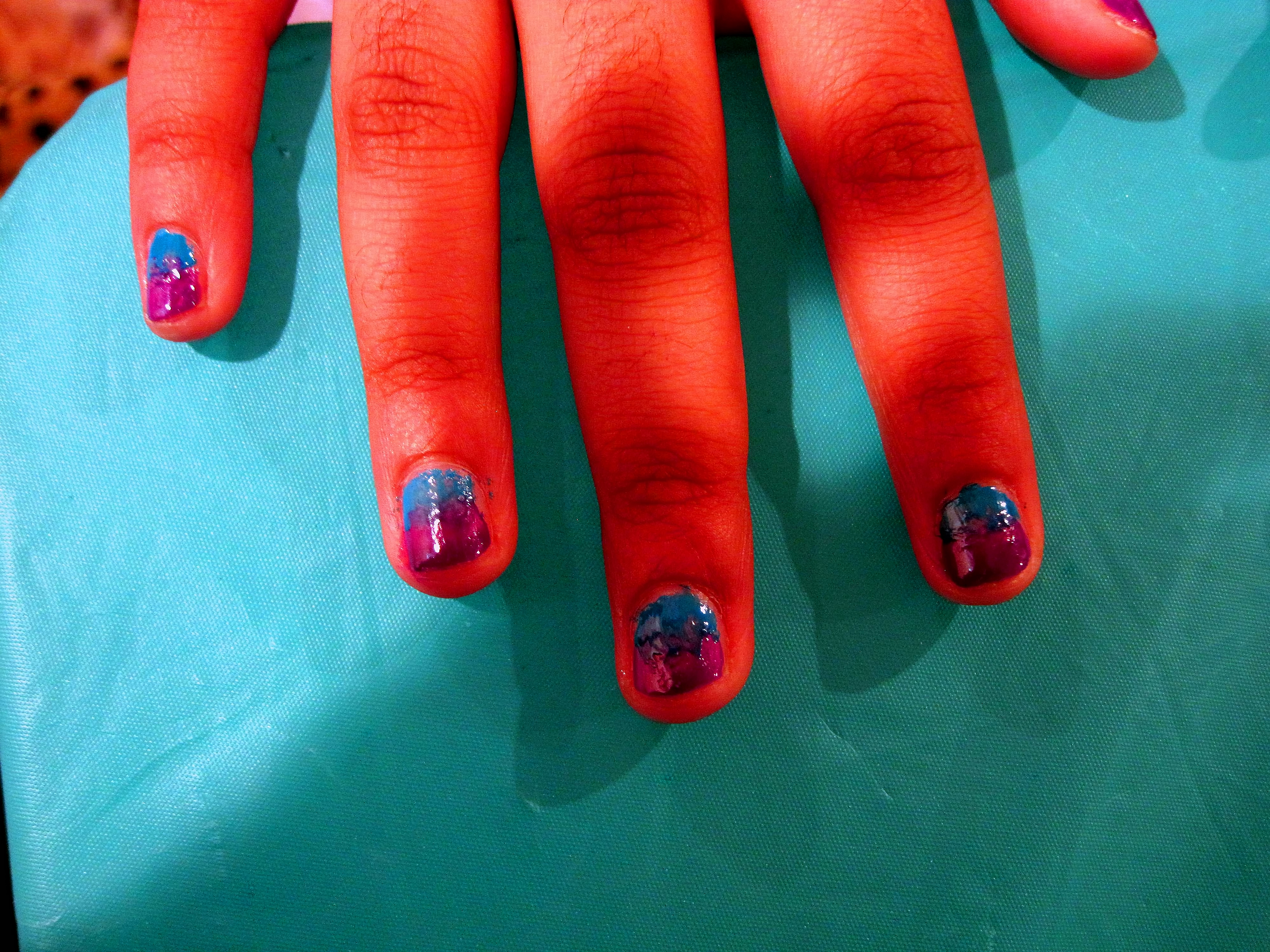 Ombre Mini Manicure For Girls! Ombre Mini Manicure For Girls!