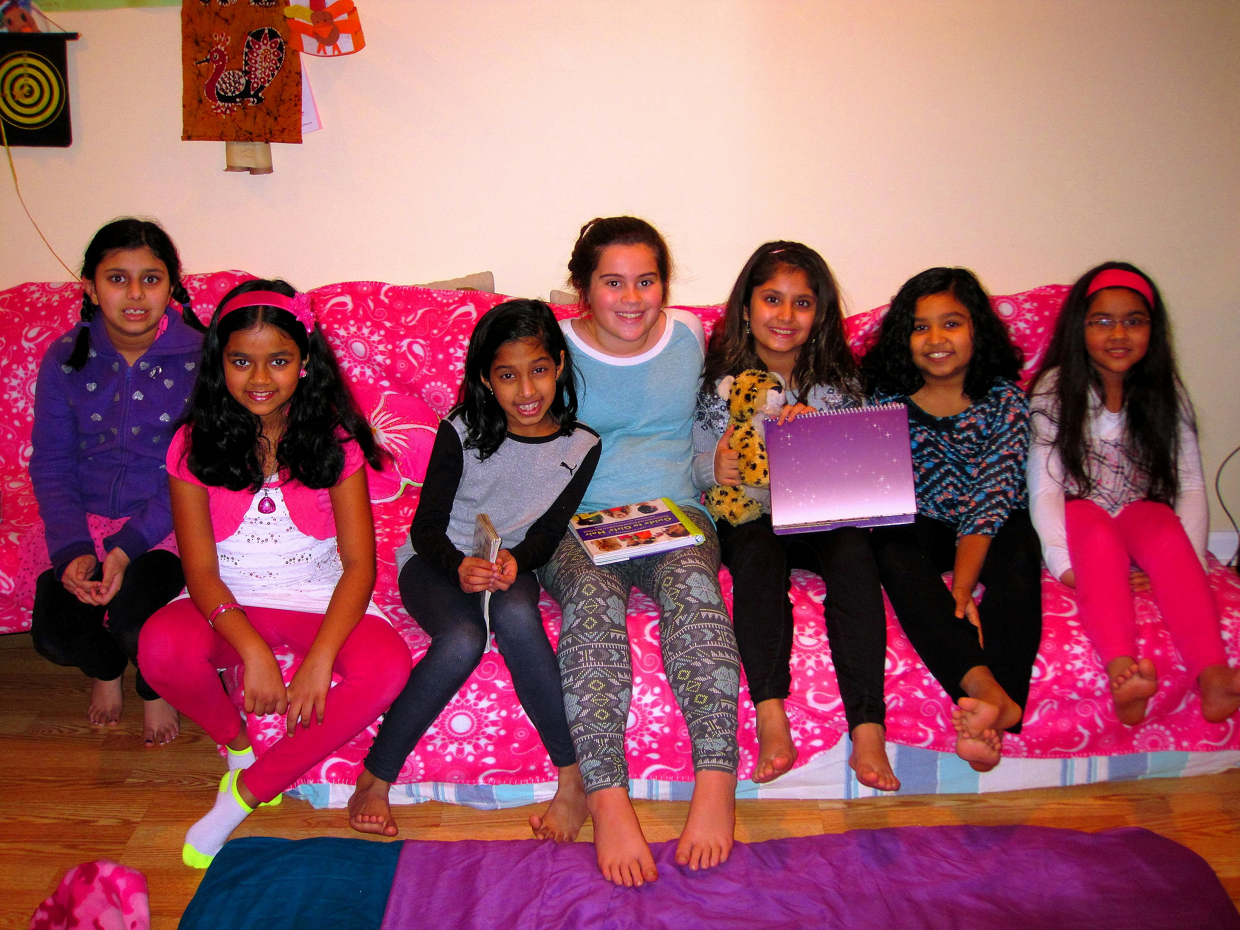 Smiling Big Before The Girls Spa Party! Smiling Big Before The Girls Spa Party!