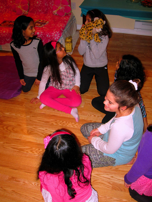 Chilling Before The Spa Party For Girls Chilling Before The Spa Party For Girls