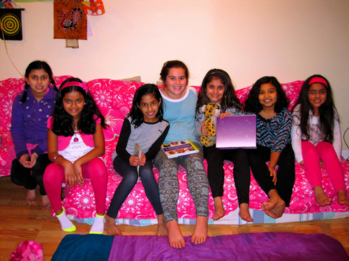 The Girls At The Kids Spa Party The Girls At The Kids Spa Party