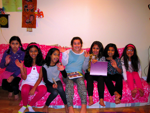 The Girls Before The At Home Spa Party The Girls Before The At Home Spa Party