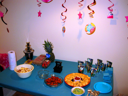 Yummy Snacks For The Kids Spa Party