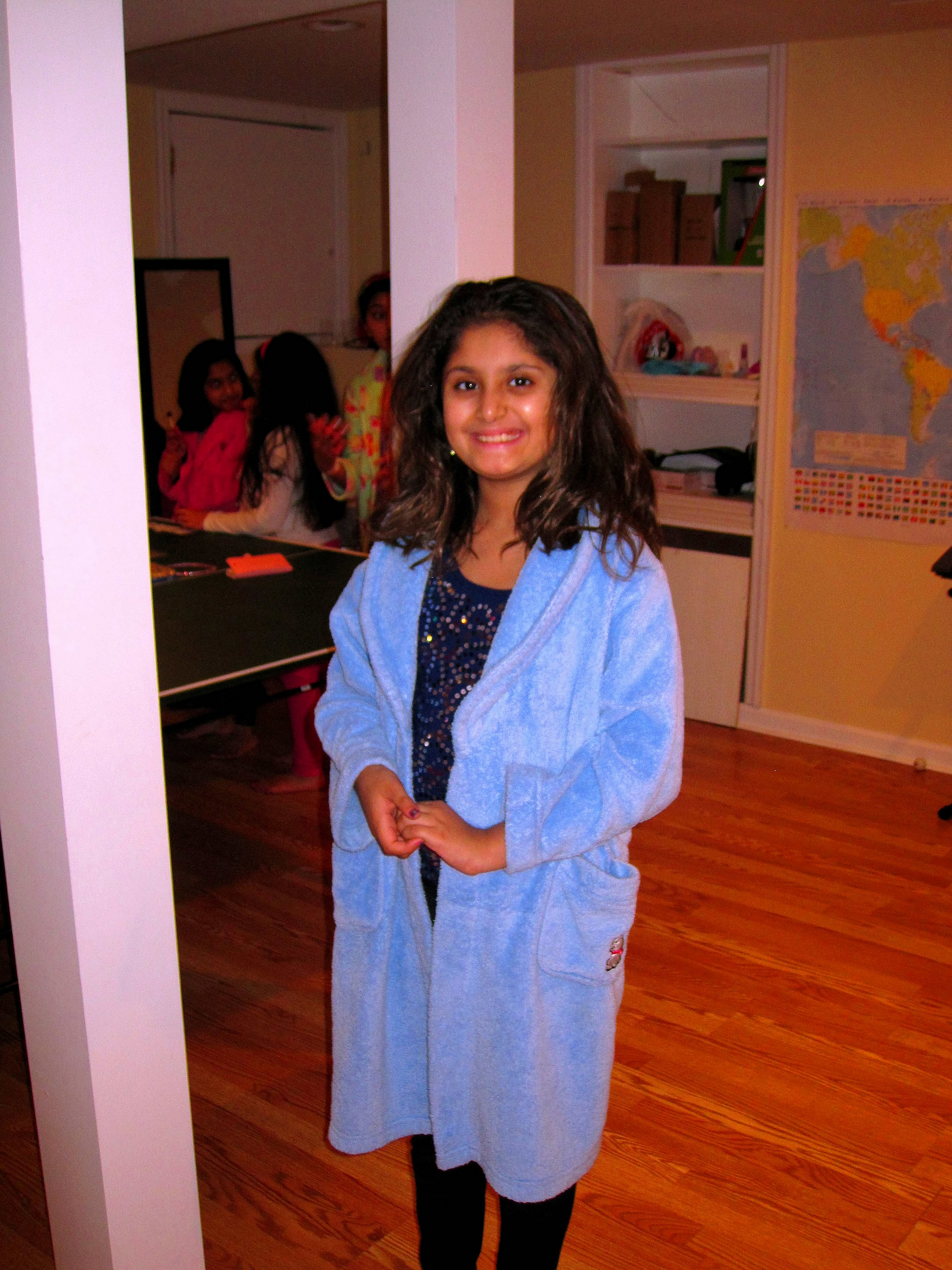 Having Fun At The Kids Spa Party Having Fun At The Kids Spa Party