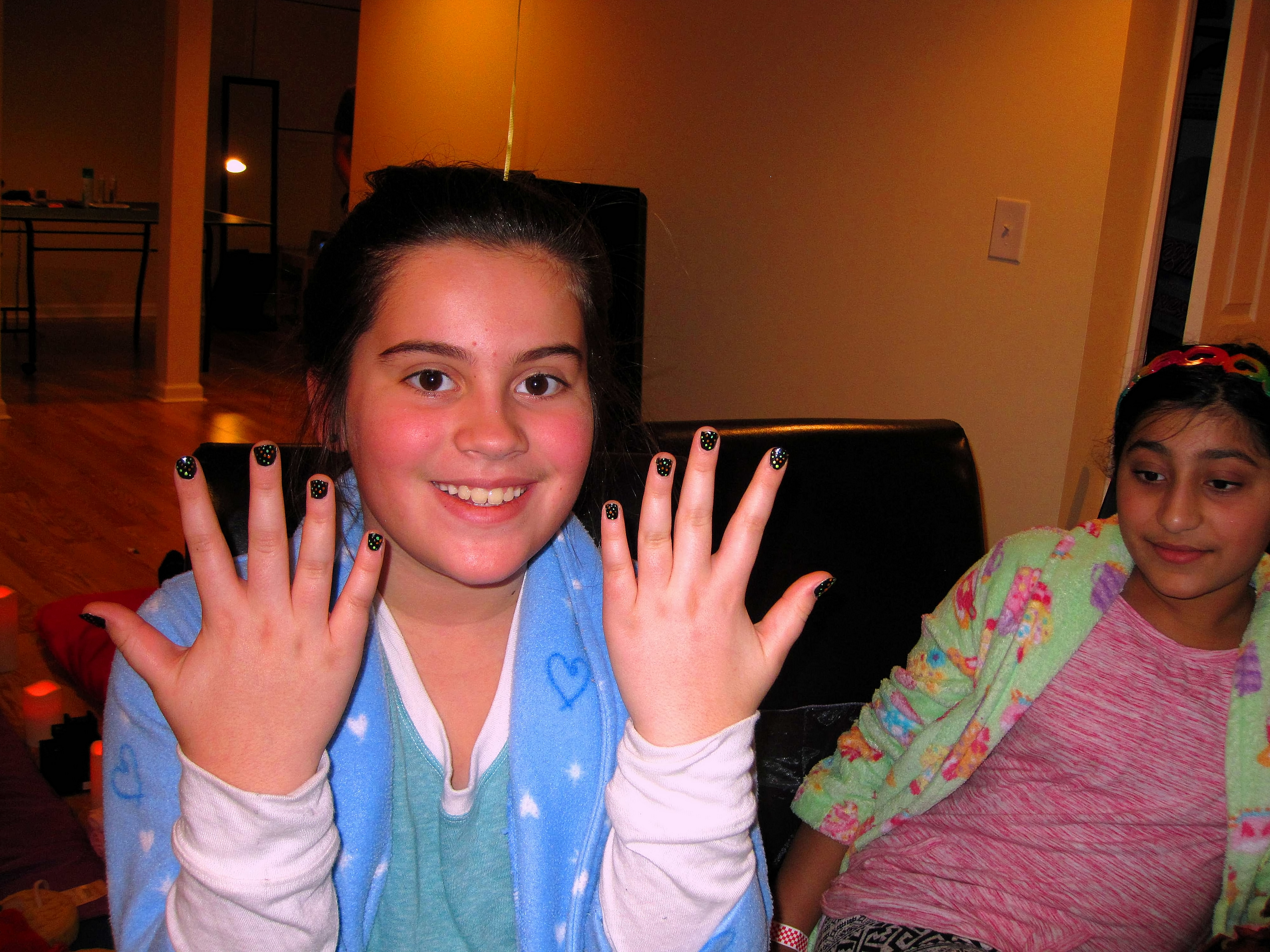 Loving Her At Home Kids Spa Party Manicure! 