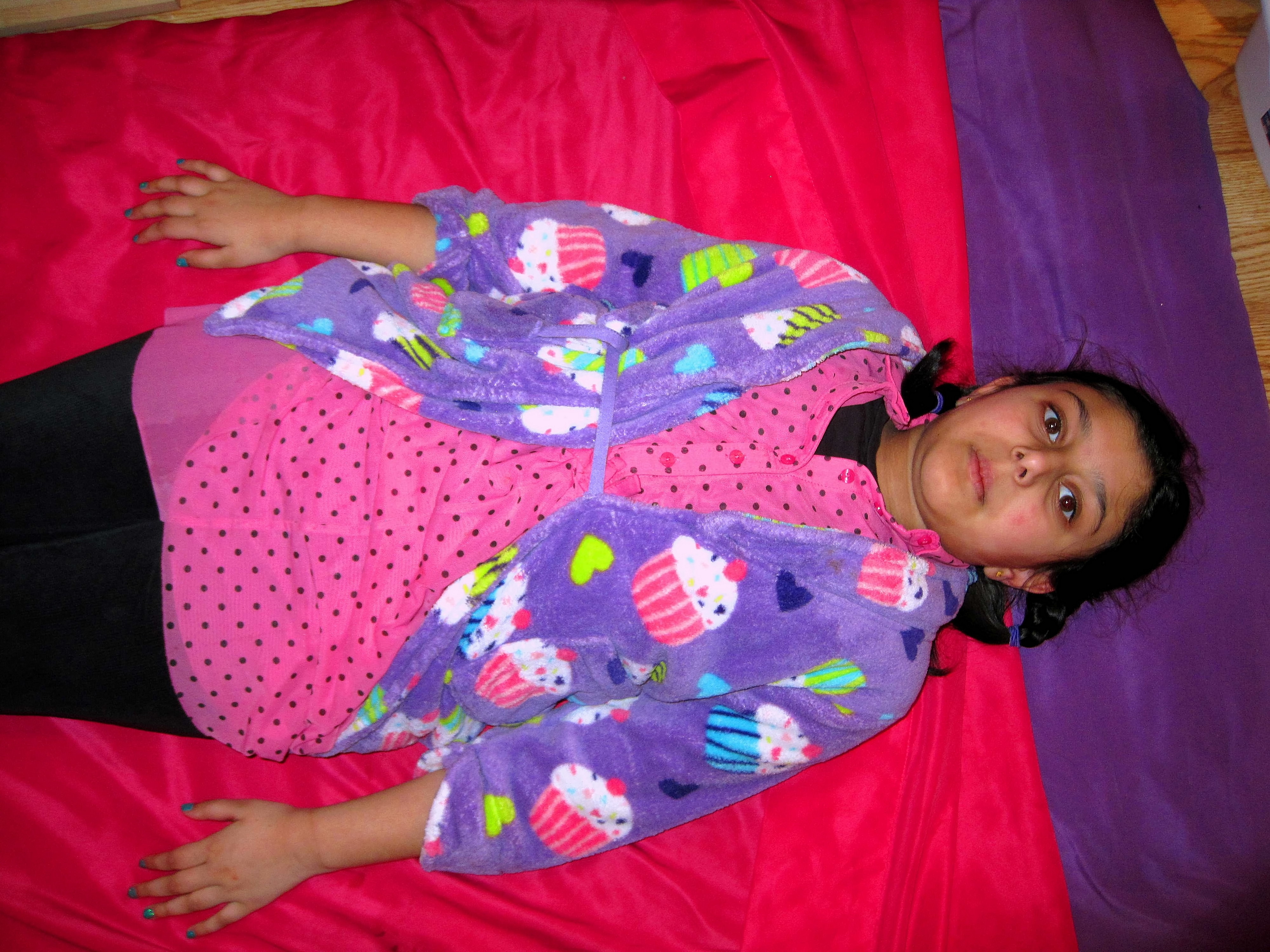 Lying Down Before Kids Spa Facials Lying Down Before Kids Spa Facials