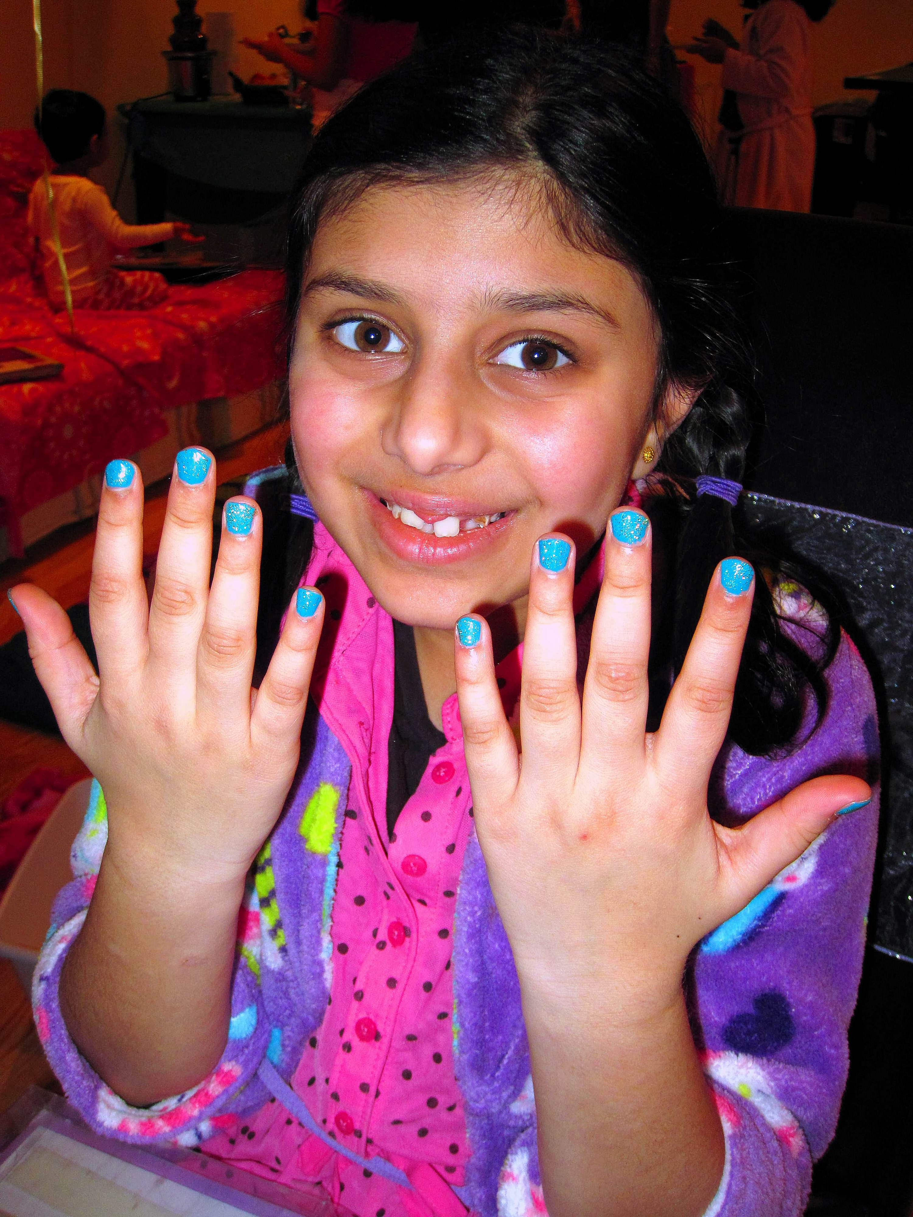 She's Loving Her Girls Home Spa Party Mini Manicure!