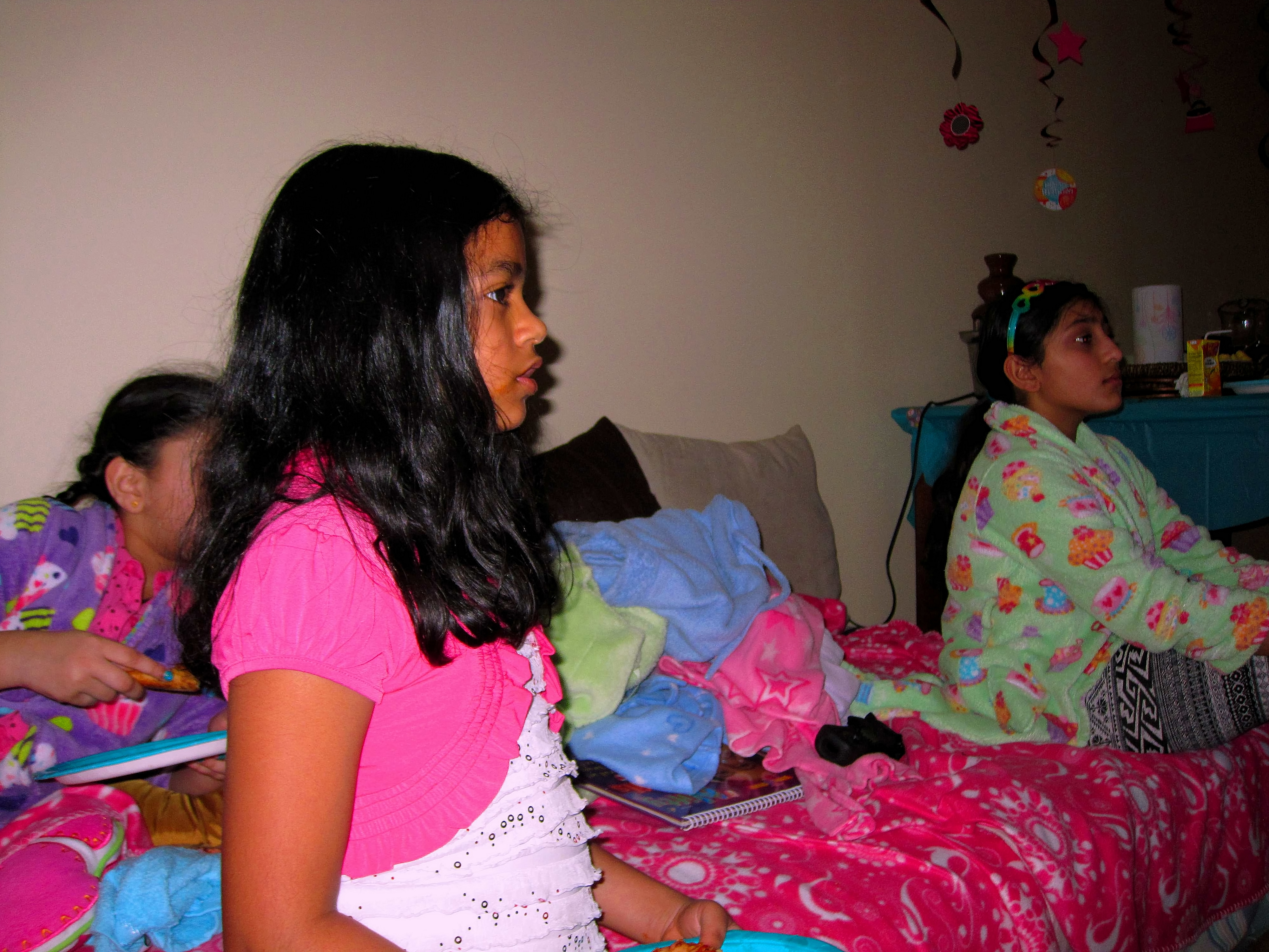 Watching Movies At The Home Girls Spa Watching Movies At The Home Girls Spa