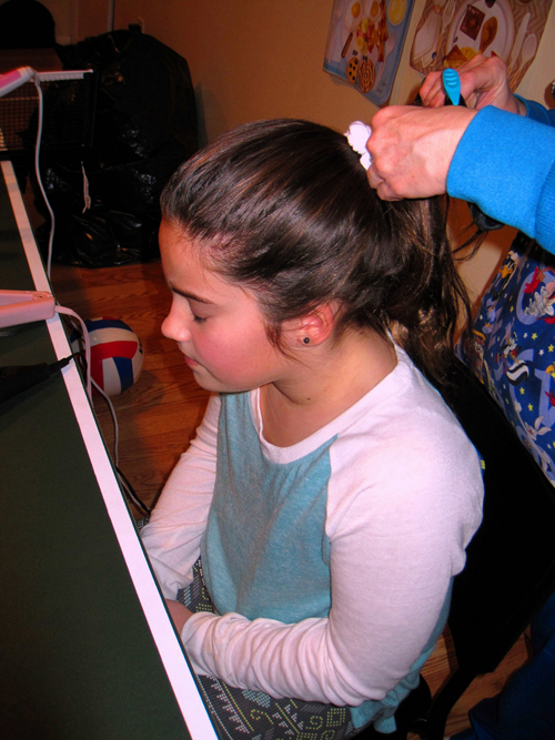 At Home Hairstyles At The Kids Spa Party