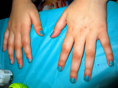 Blue Kids Spa Party Mini Manicure