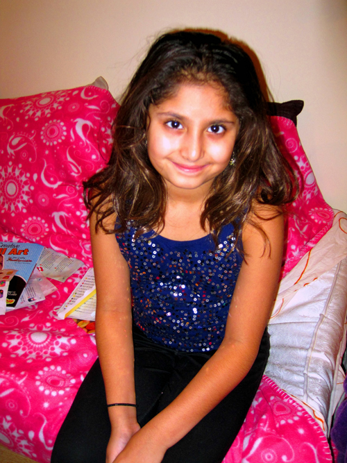 Chilling On The Spa Couch During The Kids Spa Party Chilling On The Spa Couch During The Kids Spa Party