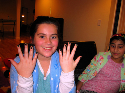 Loving Her At Home Kids Spa Party Manicure!