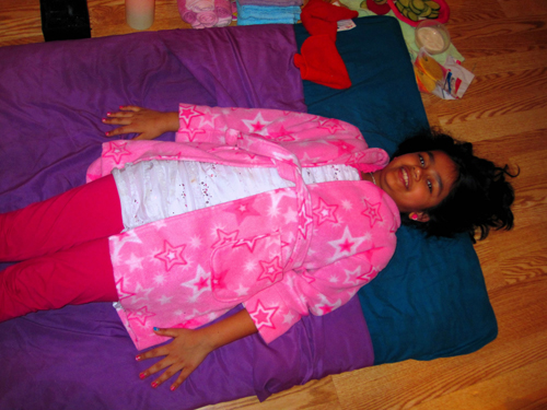 She's Excited For Her Kids Spa Facial She's Excited For Her Kids Spa Facial