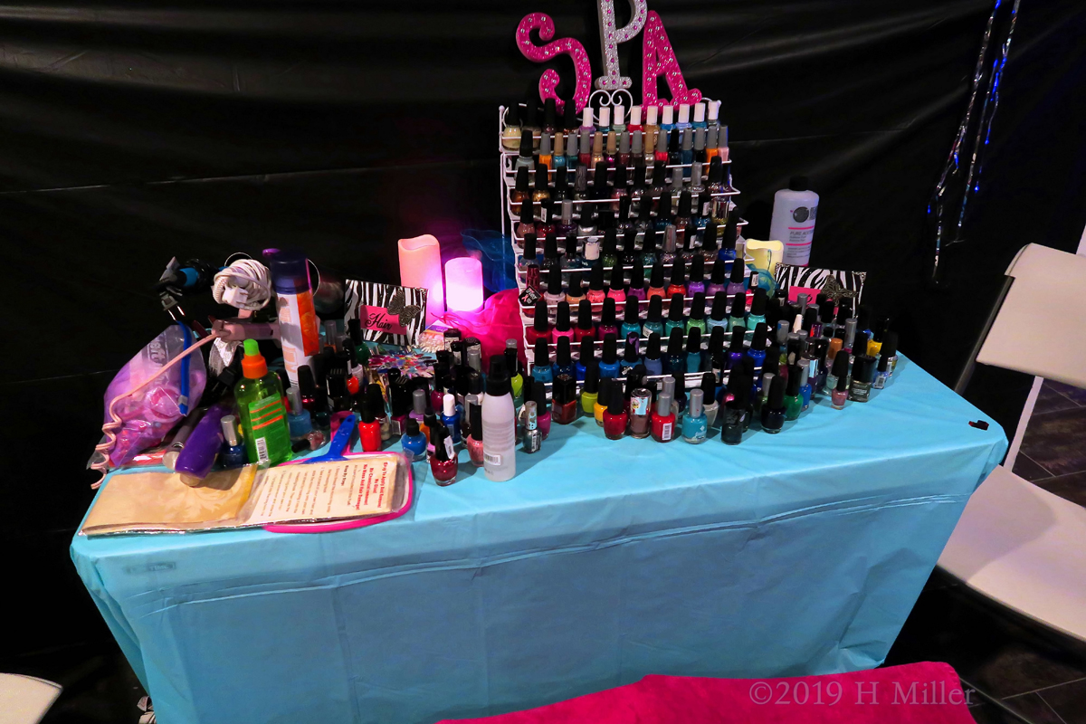 Plenty Of Polish! Polish For Kids Manicures For The Spa Party Guests!