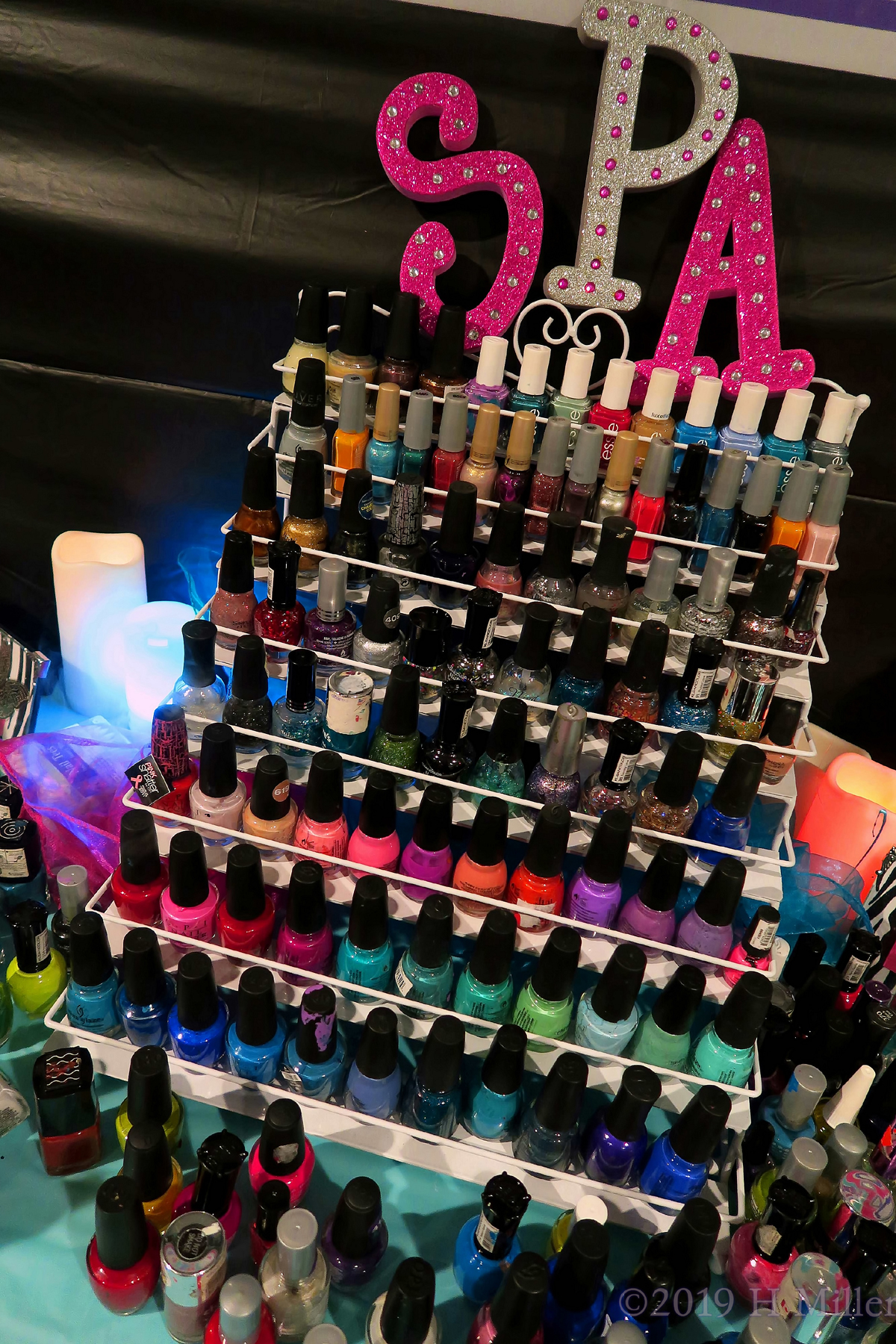 Sparkle At The Kids Spa! Polish Selection For Spa Party Guests! 