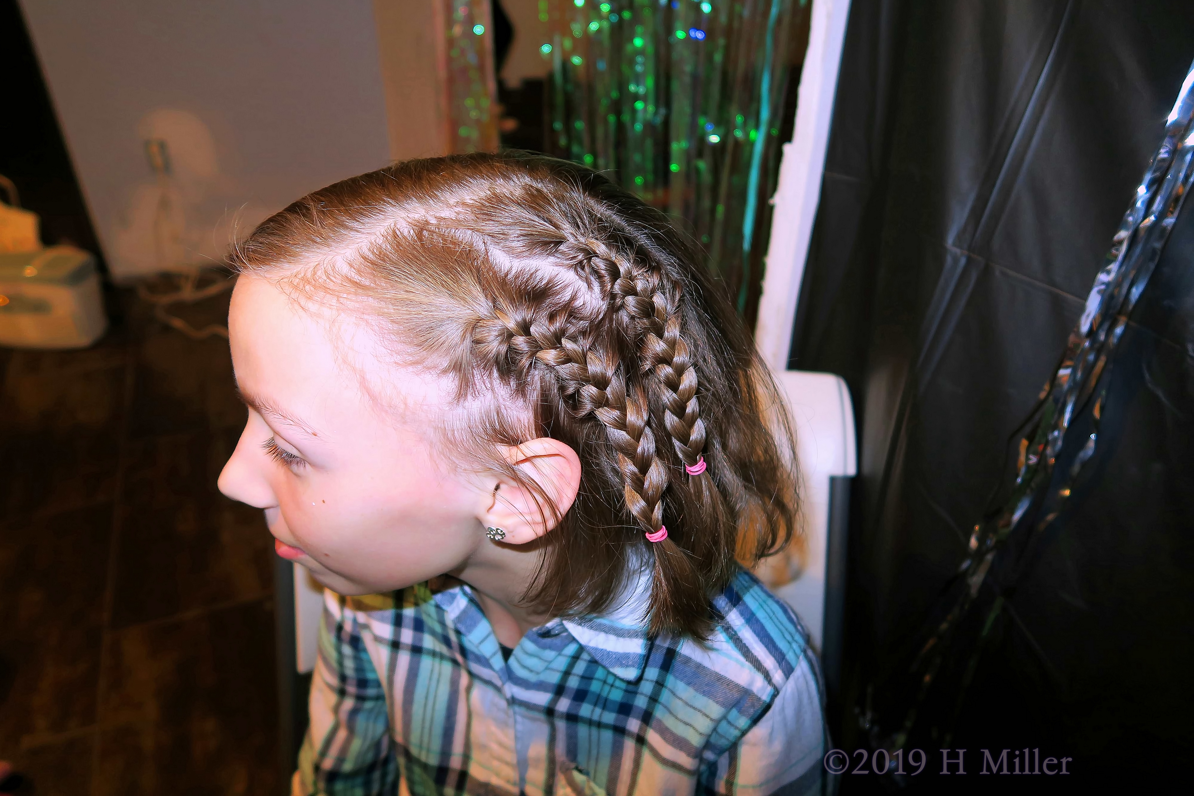 Double The Braids! Double The Fun! Kids Hairstyle On Party Guest! 4