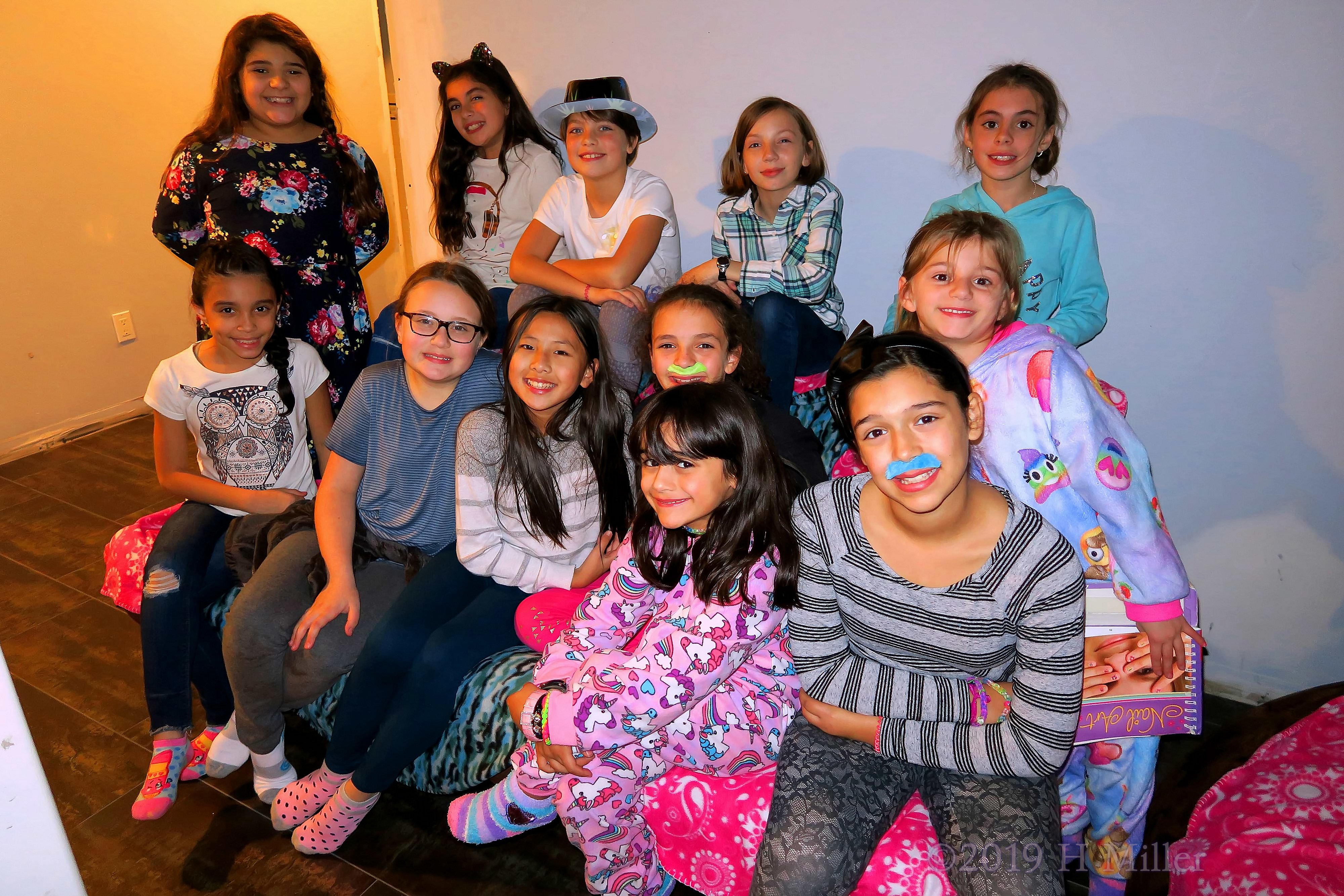 Memories From The Party! Party Guests Pose For The Group Photo! Memories From The Party! Party Guests Pose For The Group Photo!