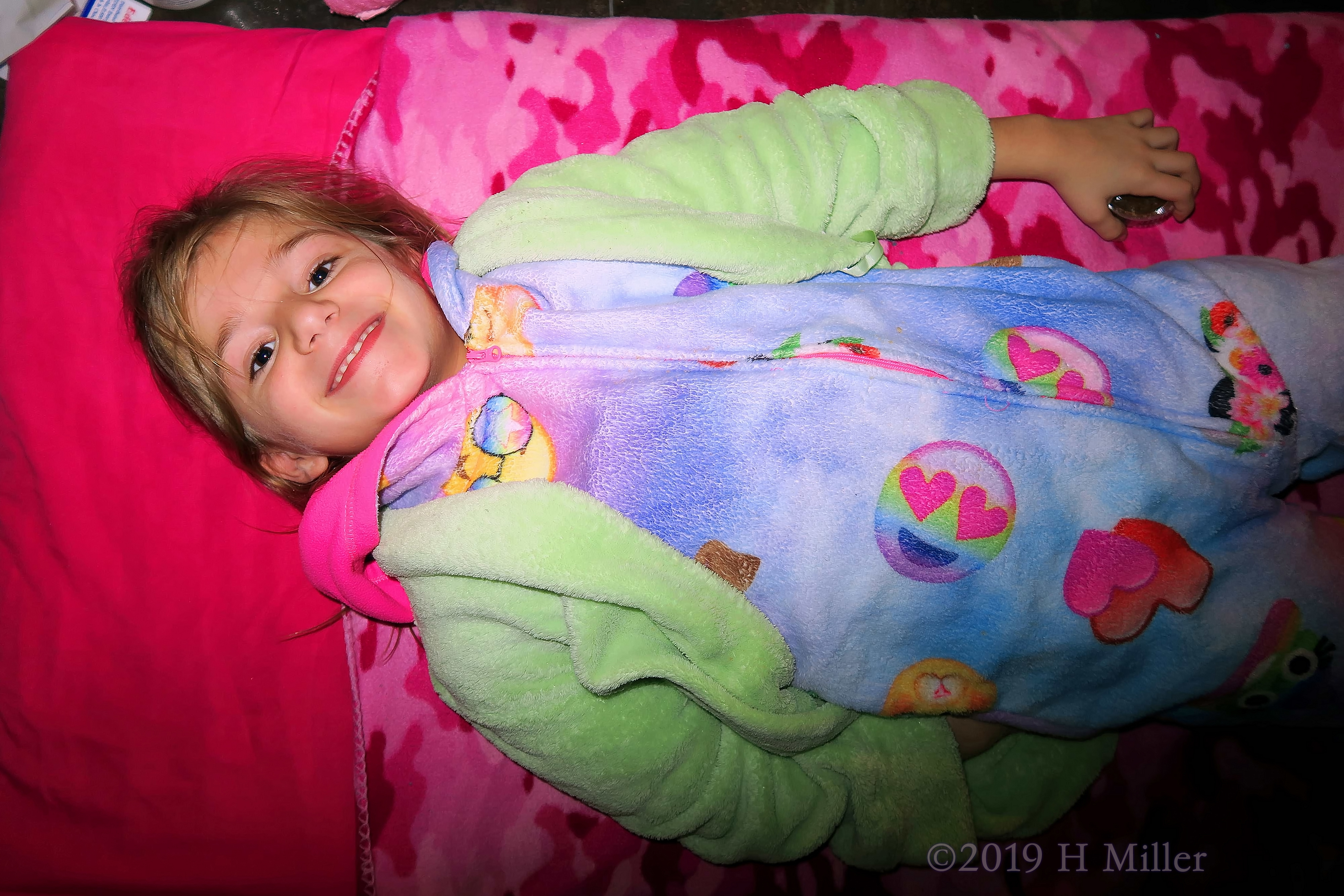 Smiling And Happy! Kids Party Guest Gets A Kids Facial! Smiling And Happy! Kids Party Guest Gets A Kids Facial!