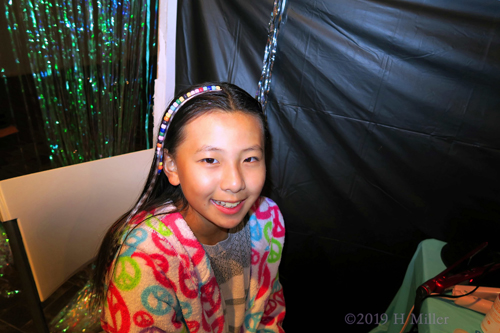 Beaded And Beaming! Party Guest Gets New Kids Hairstyle! Beaded And Beaming! Party Guest Gets New Kids Hairstyle!