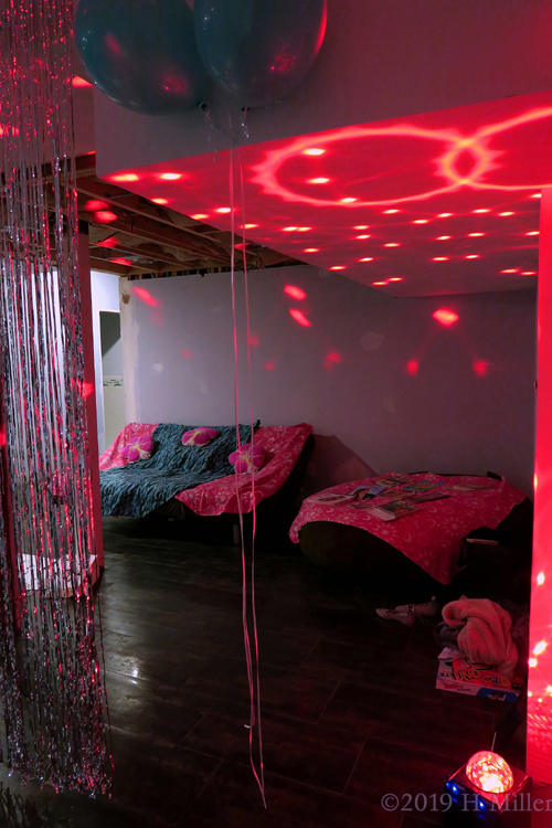 Mood Lighting! Pink Lights Illuminate The Spa Party! Mood Lighting! Pink Lights Illuminate The Spa Party!