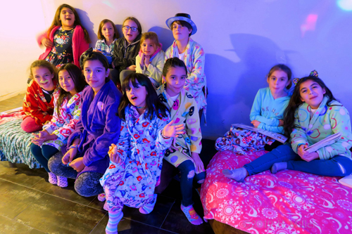 Party In Purple Lighting! Party Guests Group Photo Party In Purple Lighting! Party Guests Group Photo