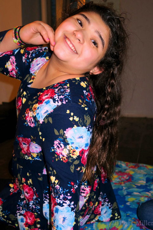 Picture Perfect Smiles! Party Guest Poses At Spa Party! Picture Perfect Smiles! Party Guest Poses At Spa Party!