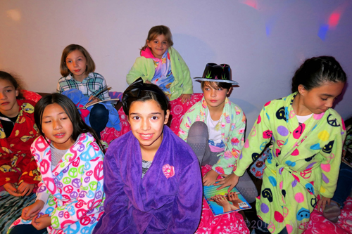 Sitting Still! Party Guests At The Spa Party Group Photo! Sitting Still! Party Guests At The Spa Party Group Photo!