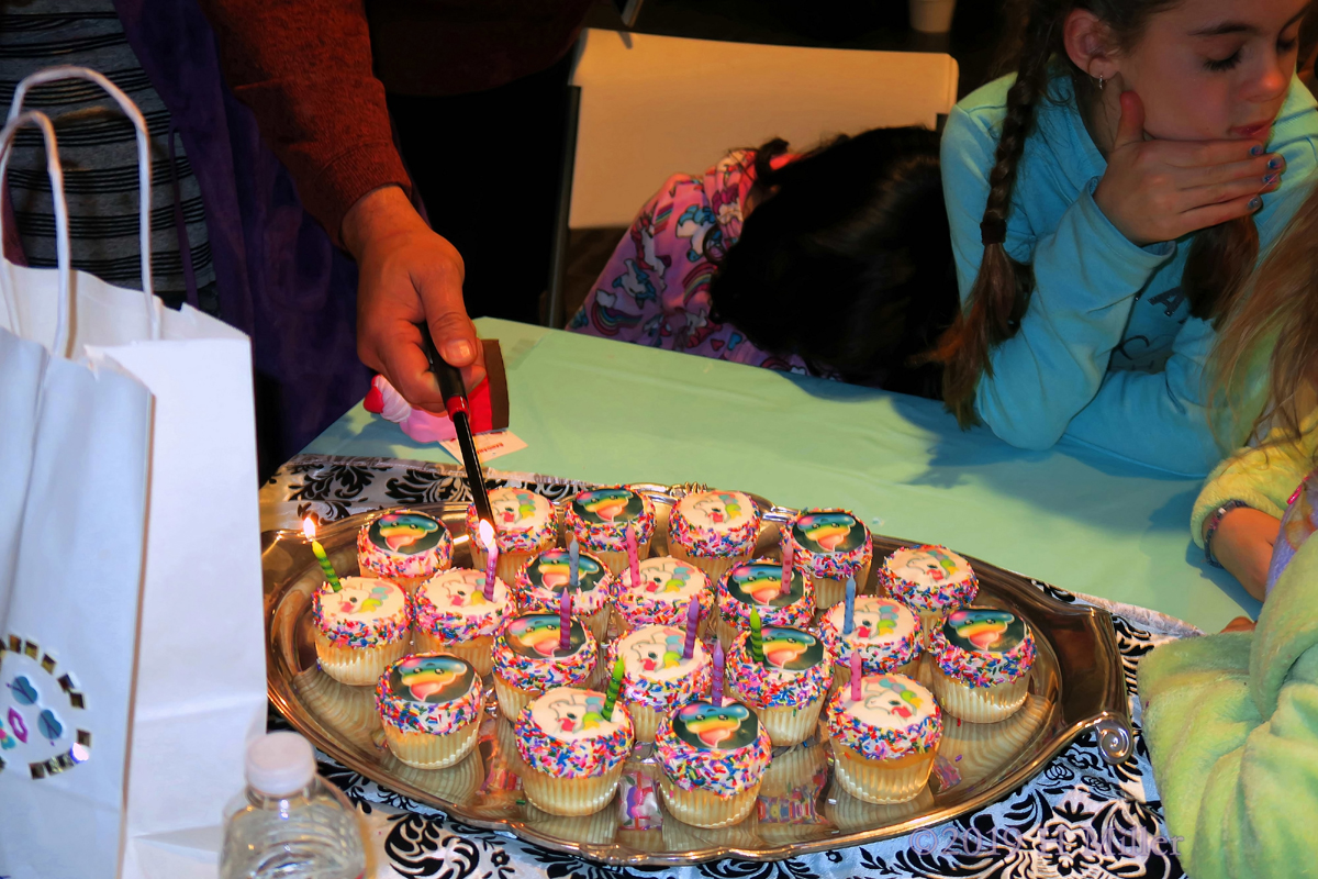 Igniting Fire! Cupcake Birthday Candles Are Lit! 1