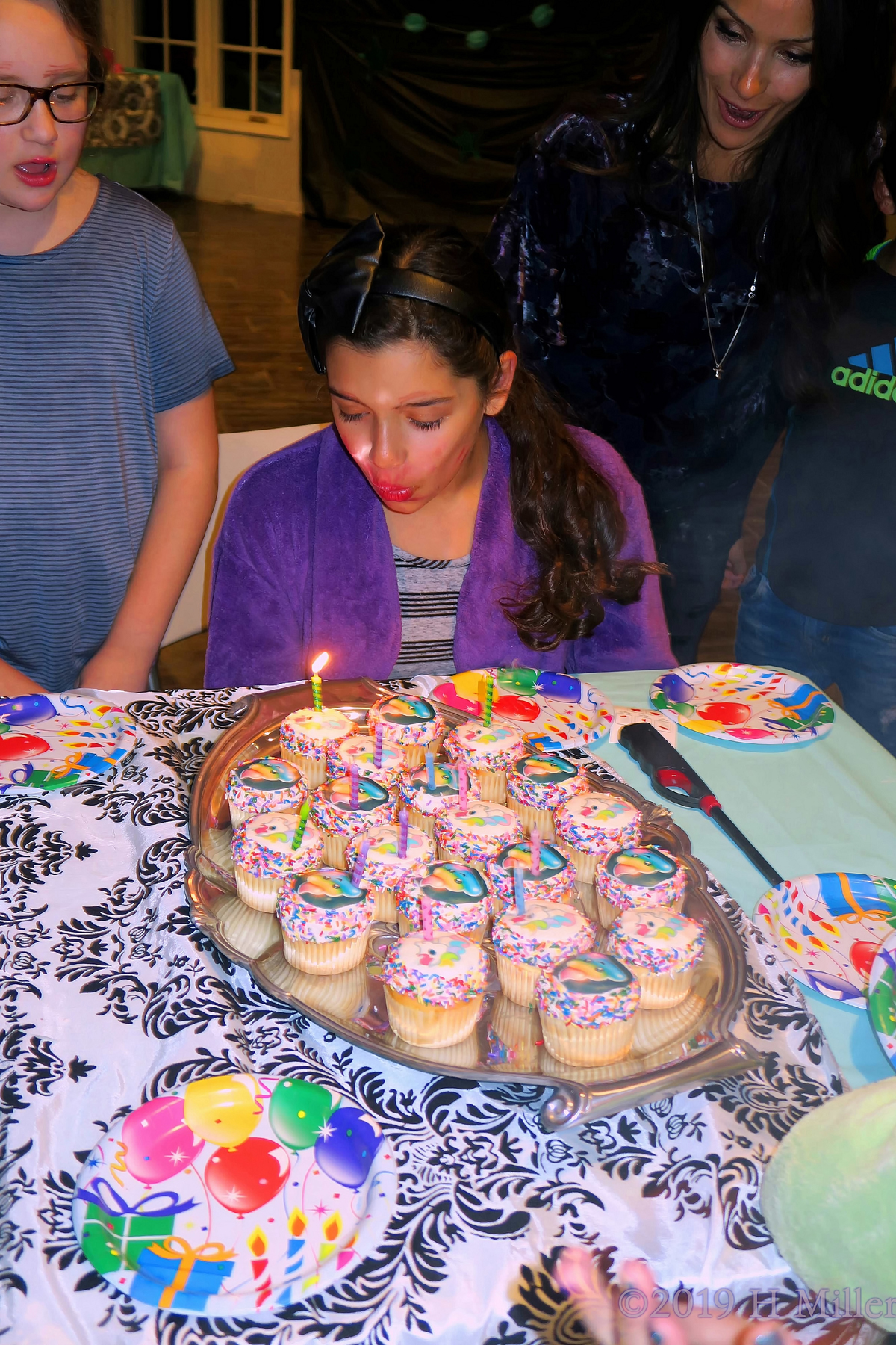 Nowhere I'd Rather Be! Blowing Out Candles On Birthday Cupcakes! 1