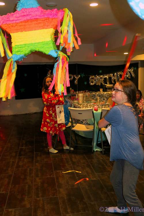 Batting Practice! Pinata Fun At Spa Party! Batting Practice! Pinata Fun At Spa Party!