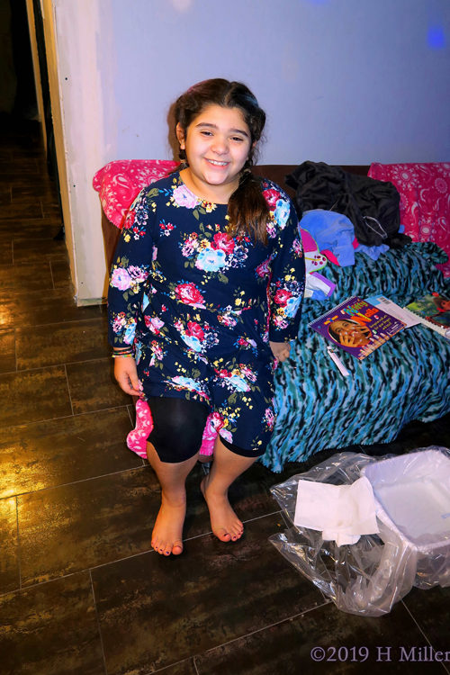 Feeling Fantastic! Party Guest Waits For Kids Pedi To Dry! Feeling Fantastic! Party Guest Waits For Kids Pedi To Dry!