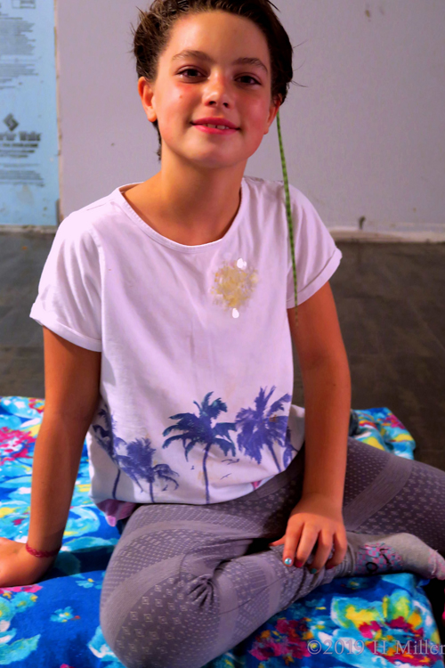 Green Gorgeousness! After Facials, And Kids Hairstyle With Green Hair Feather! Green Gorgeousness! After Facials, And Kids Hairstyle With Green Hair Feather!