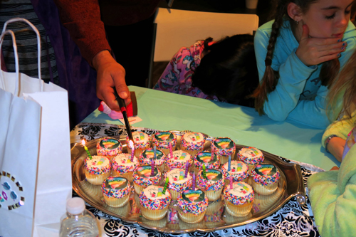 Igniting Fire! Cupcake Birthday Candles Are Lit! 